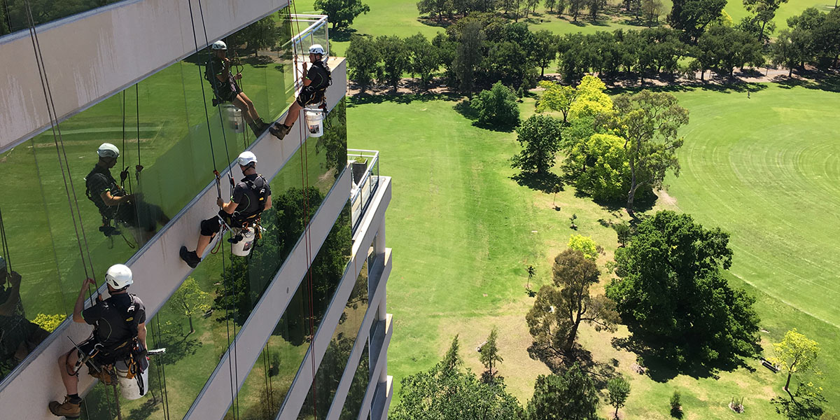 Rope Access Window Cleaning Melbourne