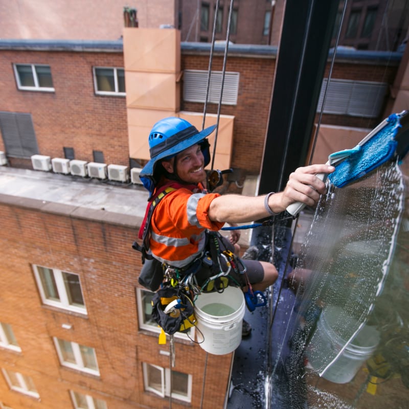 high window cleaning